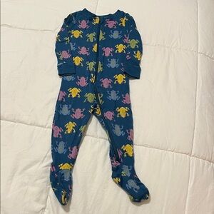 dip Blue Kids One Piece with Frog Print